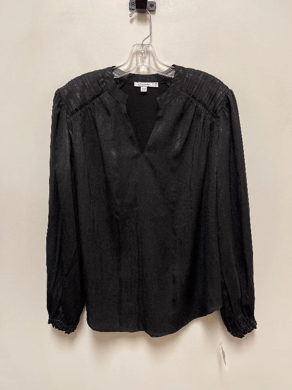 Top Long Sleeve By Chicos In Black, Size: M