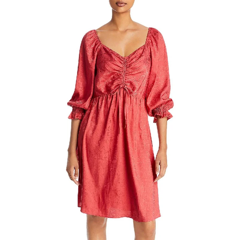 Chenault Womens Satin Jacquard Cocktail and Party Dress