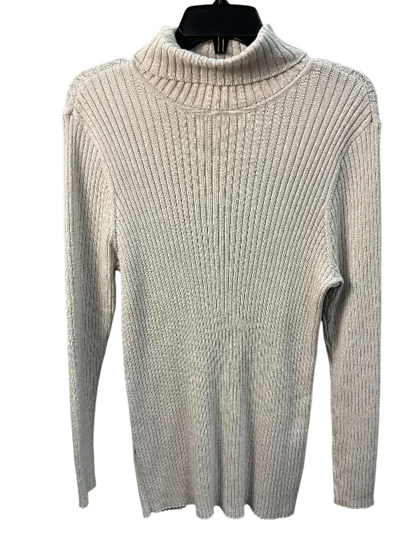 Top Long Sleeve By Chicos In Beige, Size: L