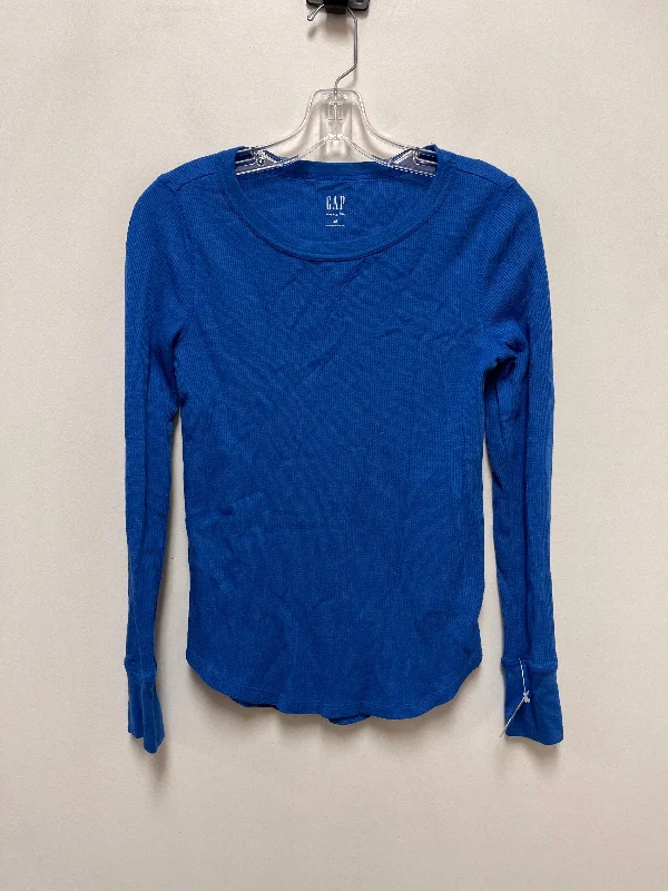 Top Long Sleeve By Gap In Blue, Size: Xs