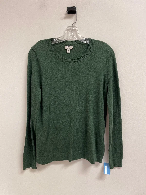 Top Long Sleeve By J. Crew In Green, Size: M