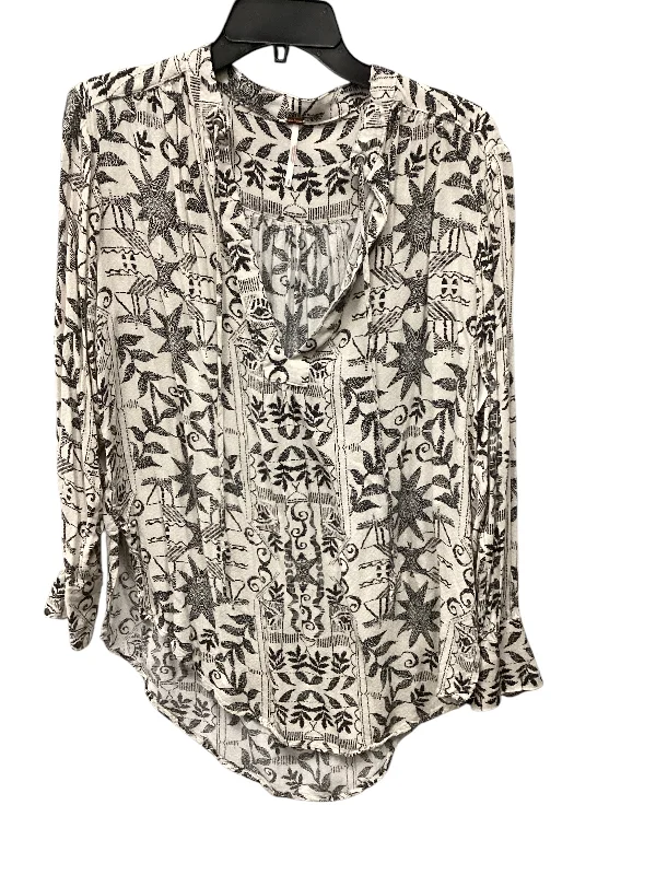 Top Long Sleeve By Free People In Multi-colored, Size: S