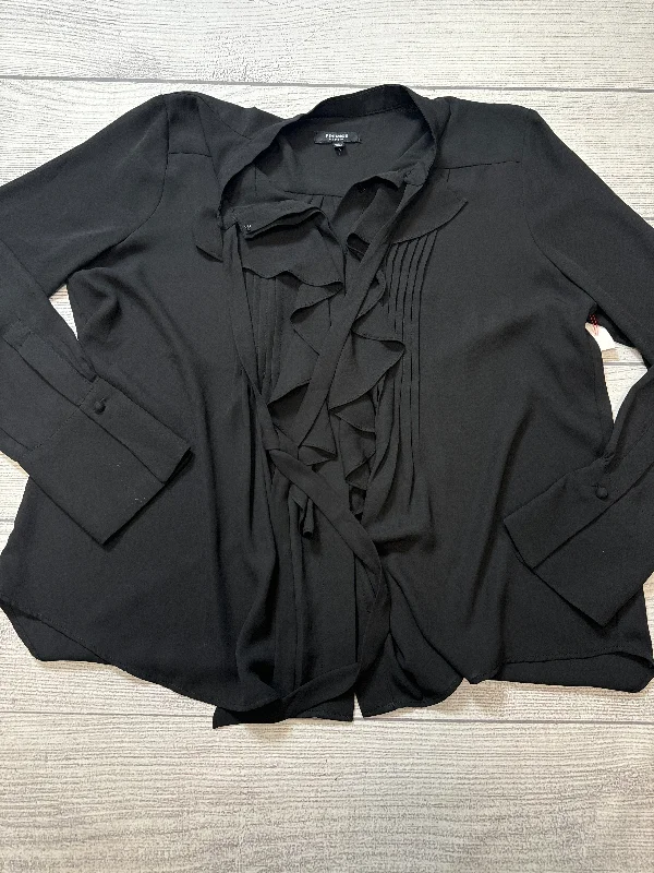 Top Long Sleeve By Premise Studio In Black, Size: L