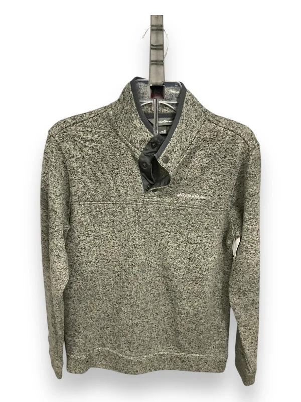 Top Long Sleeve By Eddie Bauer In Grey, Size: M