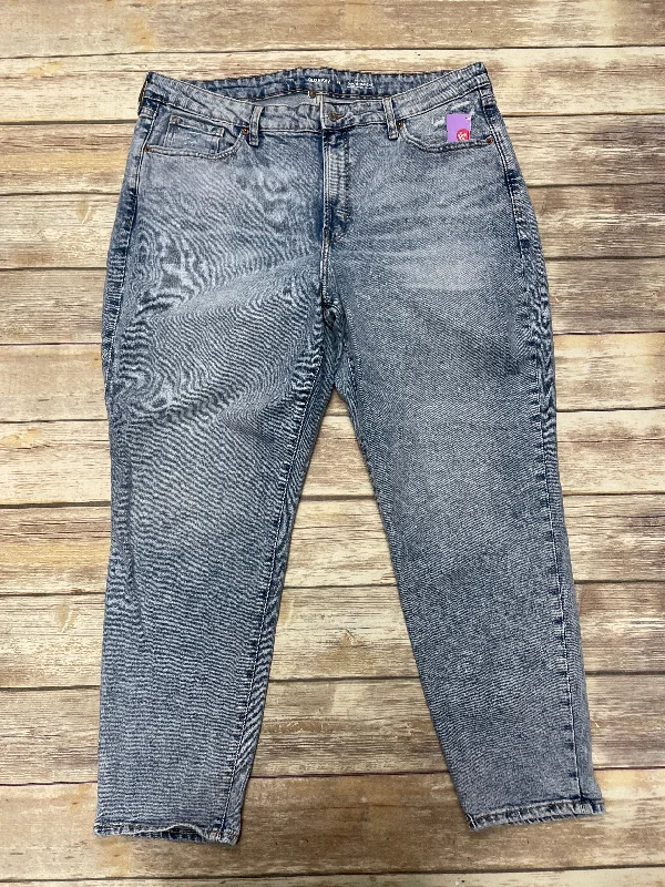 Blue Denim Jeans Straight Old Navy, Size 18