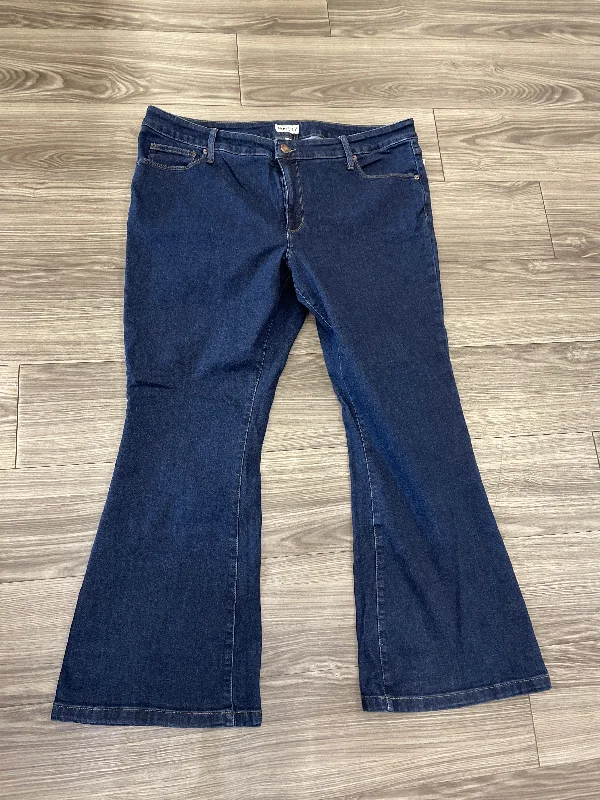 Navy Jeans Boot Cut Ava & Viv, Size 22