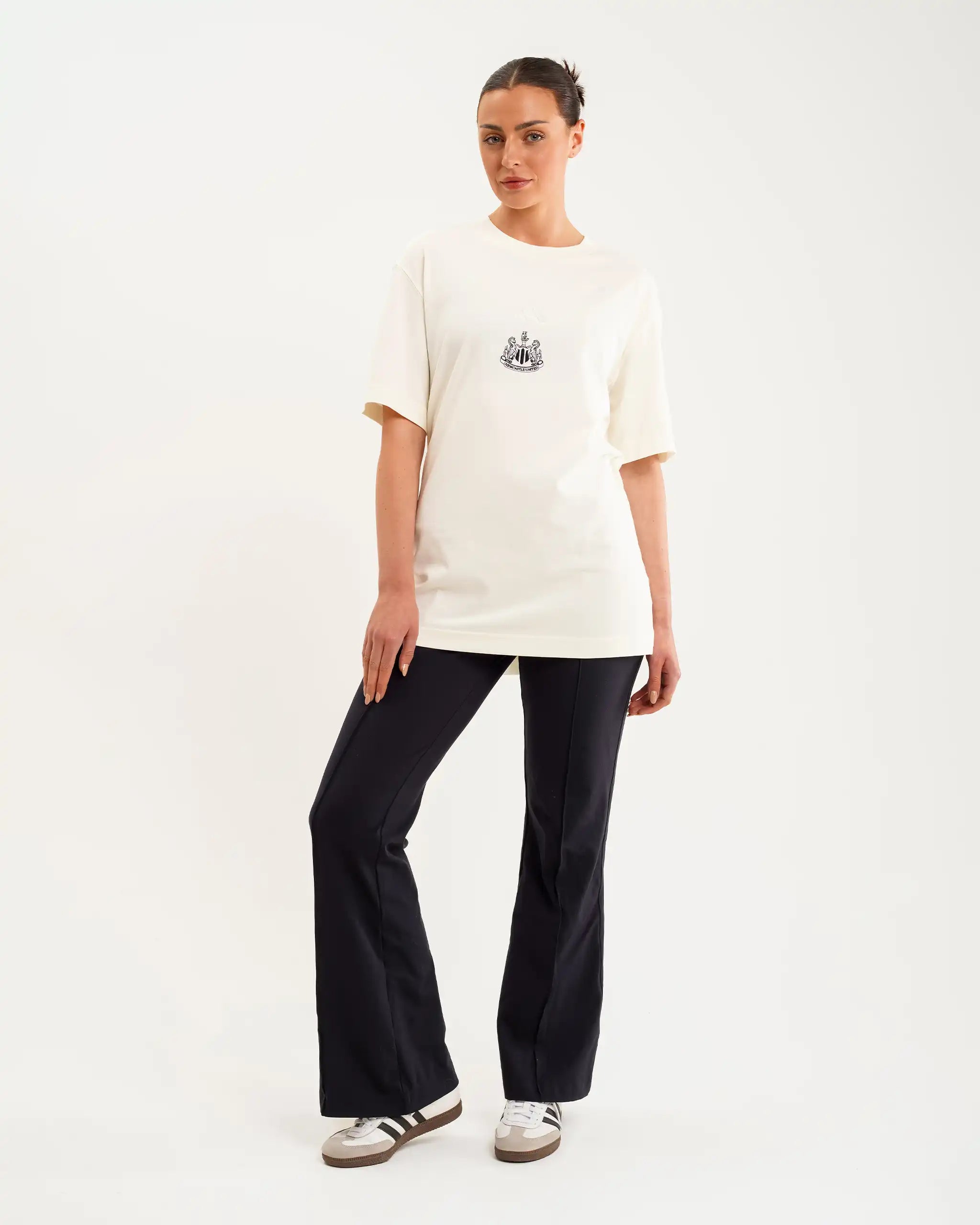 Newcastle United adidas Women's All SZN Off White Loose Tee