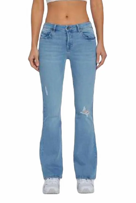 Casey Flare Jean In Medium Light