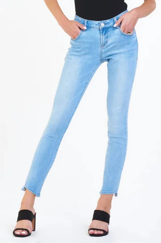 Joyrich Low Rise Skinny Jean In Lagoon