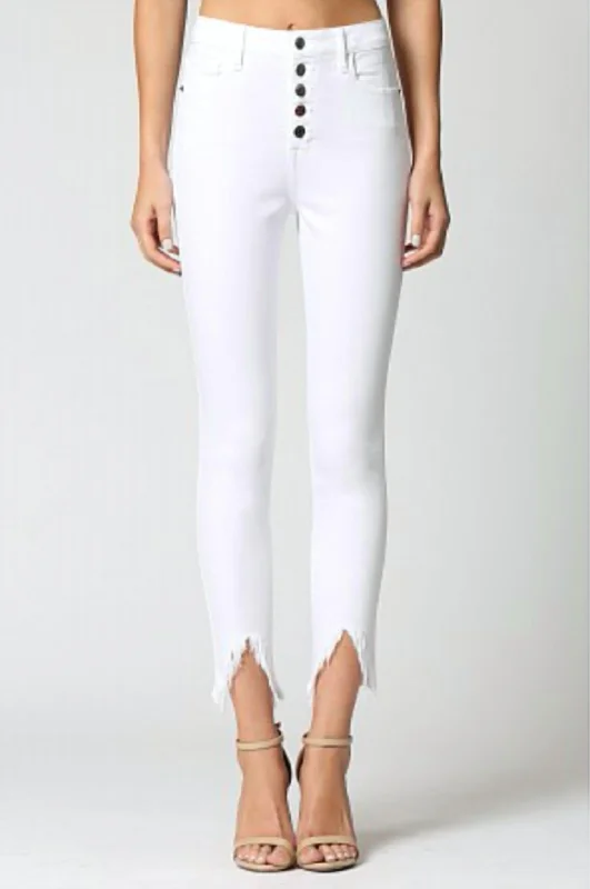 Women's Caroline High Rise Skinny Jeans In White