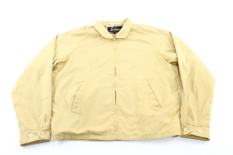 70's Sears Sportswear Yellow Zip Up Jacket