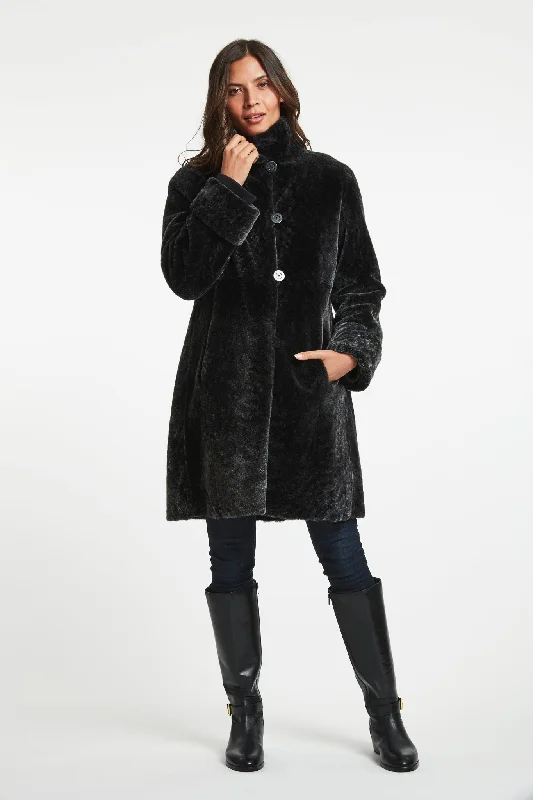 #7192 Reversible Shearling Coat