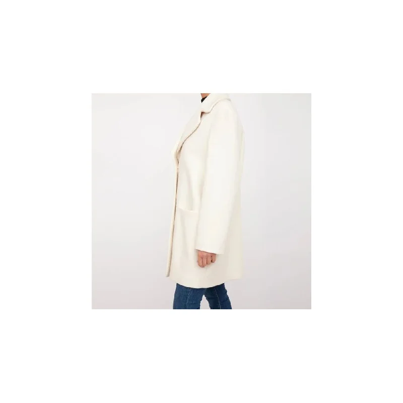 Chic White Winter Elegance Long Coat