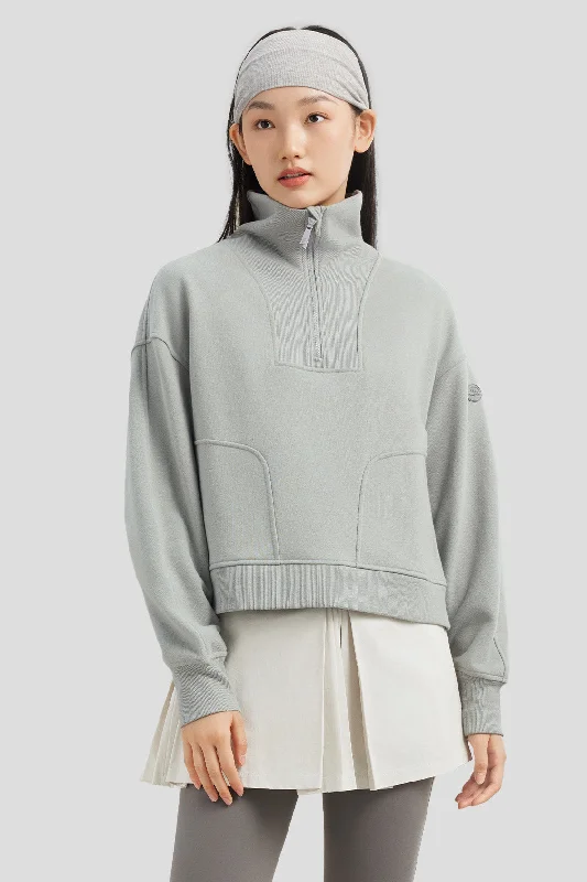 Women's Half-Zip Pullover Sweatshirt