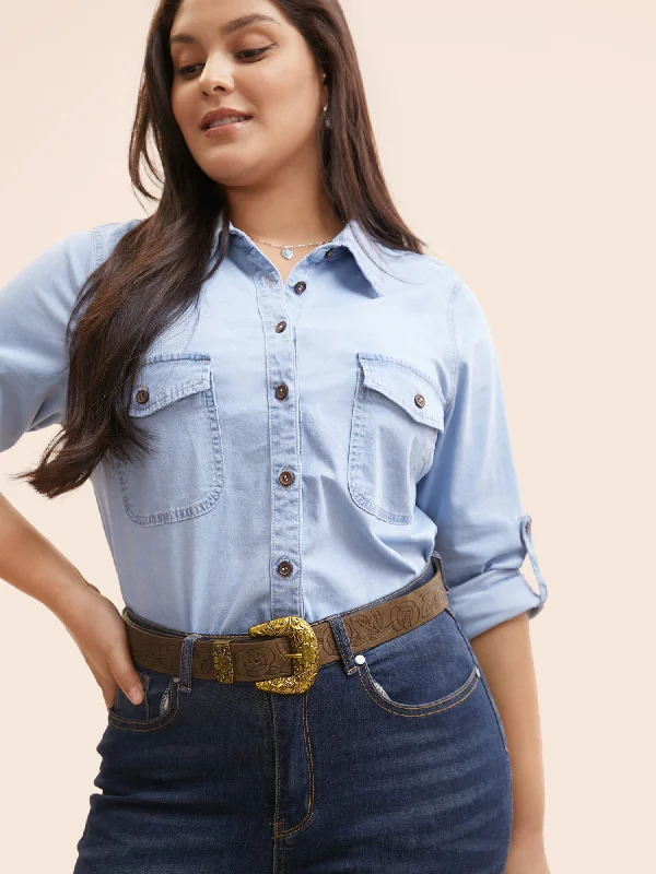 Rodeo Charm Floral Metal Buckle Belt