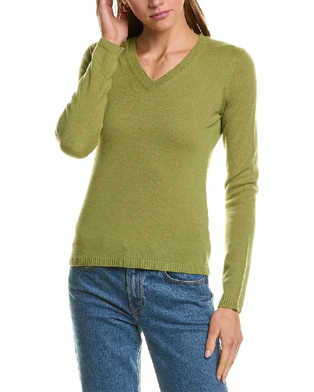 InCashmere V-Neck Cashmere Sweater